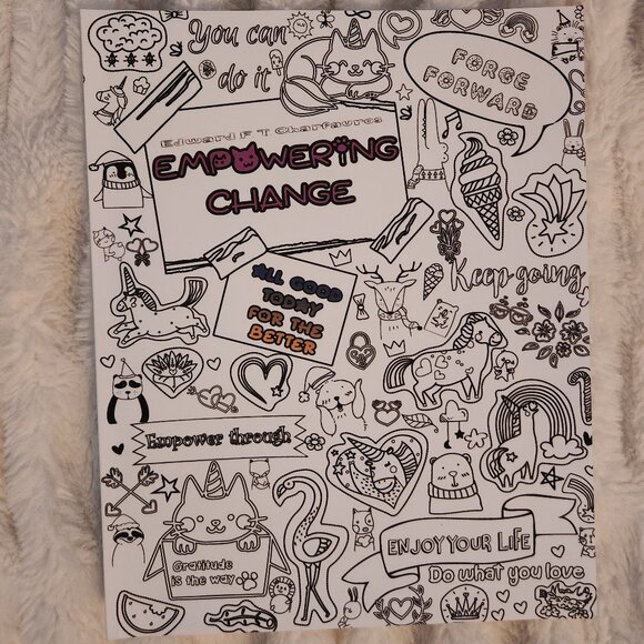Empowering Change: All Good Today For The Better Coloring Book by EFT Charfauros - Picture 1 of 15